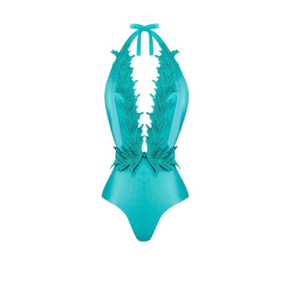 Clara Aestas Phoenix one piece swimsuit with front neckline New Size Small